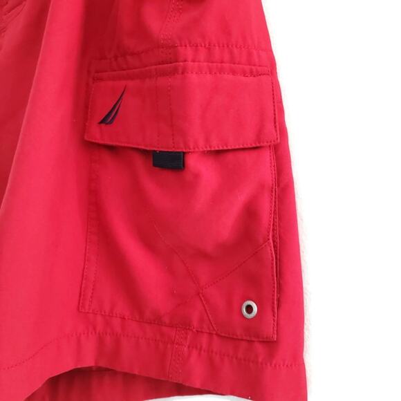 Nautica Men's Red Swim Trunks 36W - Picture 4 of 8